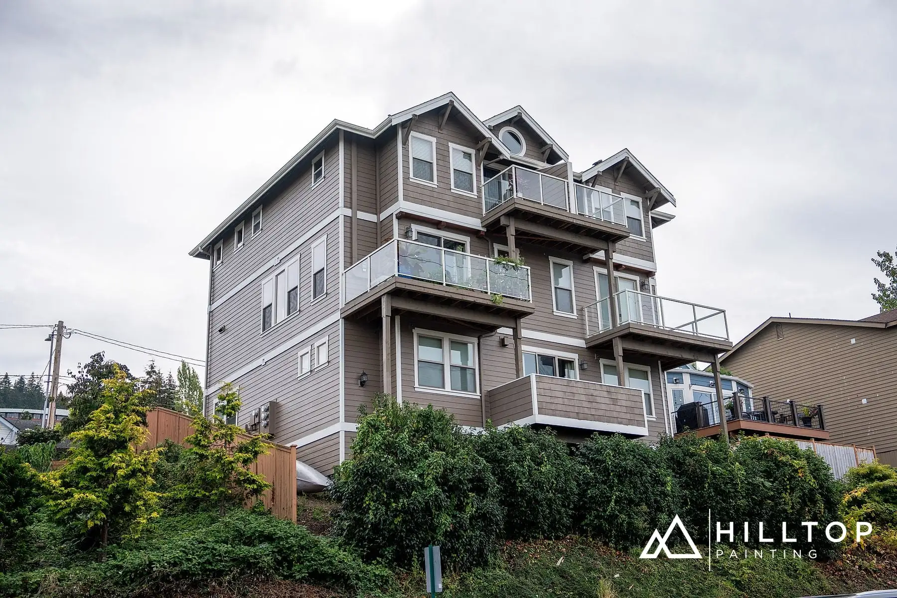 Boulevard Condominium — Full Exterior Repaint & Trim Restoration Above Bellingham Bay