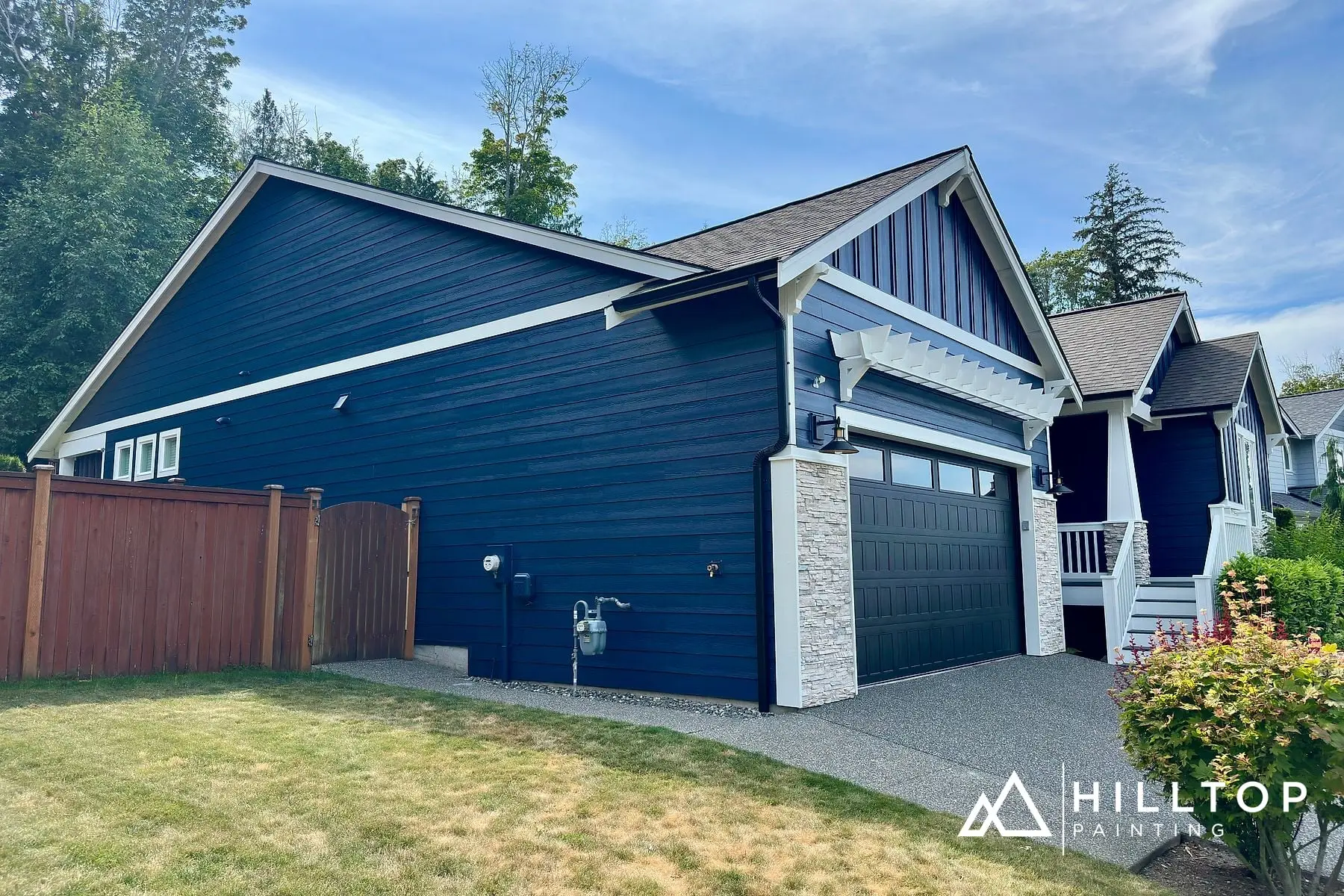 Cream to Deep Navy — a Blaine Craftsman Redone Inside & Out — photo 2
