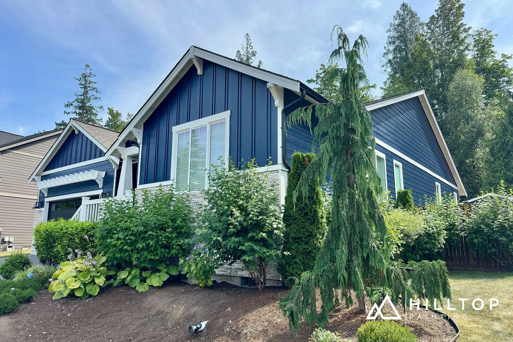 Cream to Deep Navy — a Blaine Craftsman Redone Inside & Out — photo 3