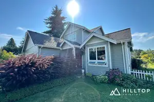 A Blaine Two-Story in Fresh Gray-Blue, Garden Untouched — Blaine, WA 98230