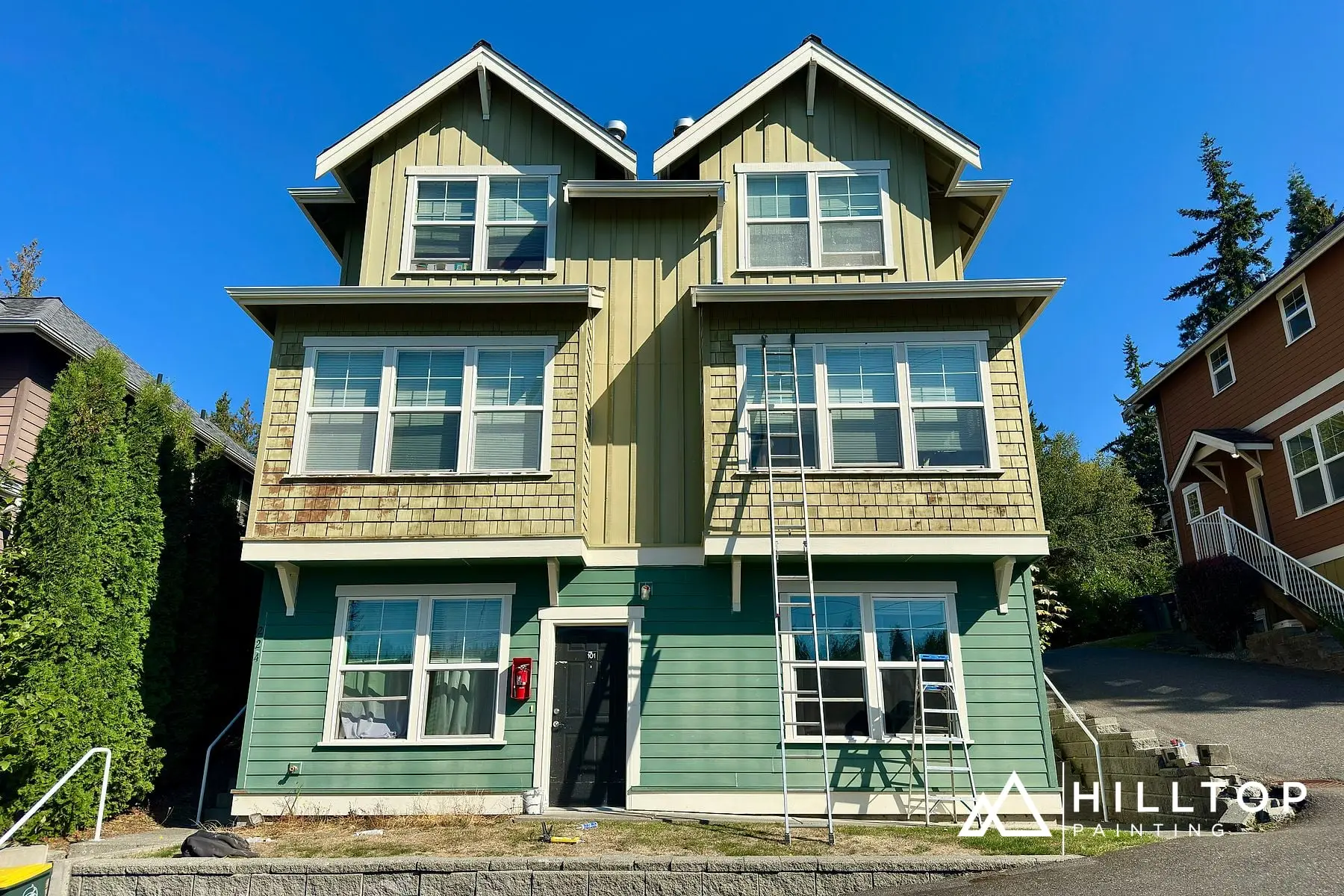 From Olive to Navy — a Hillside Bellingham Rental Duplex Turned Around — photo 5