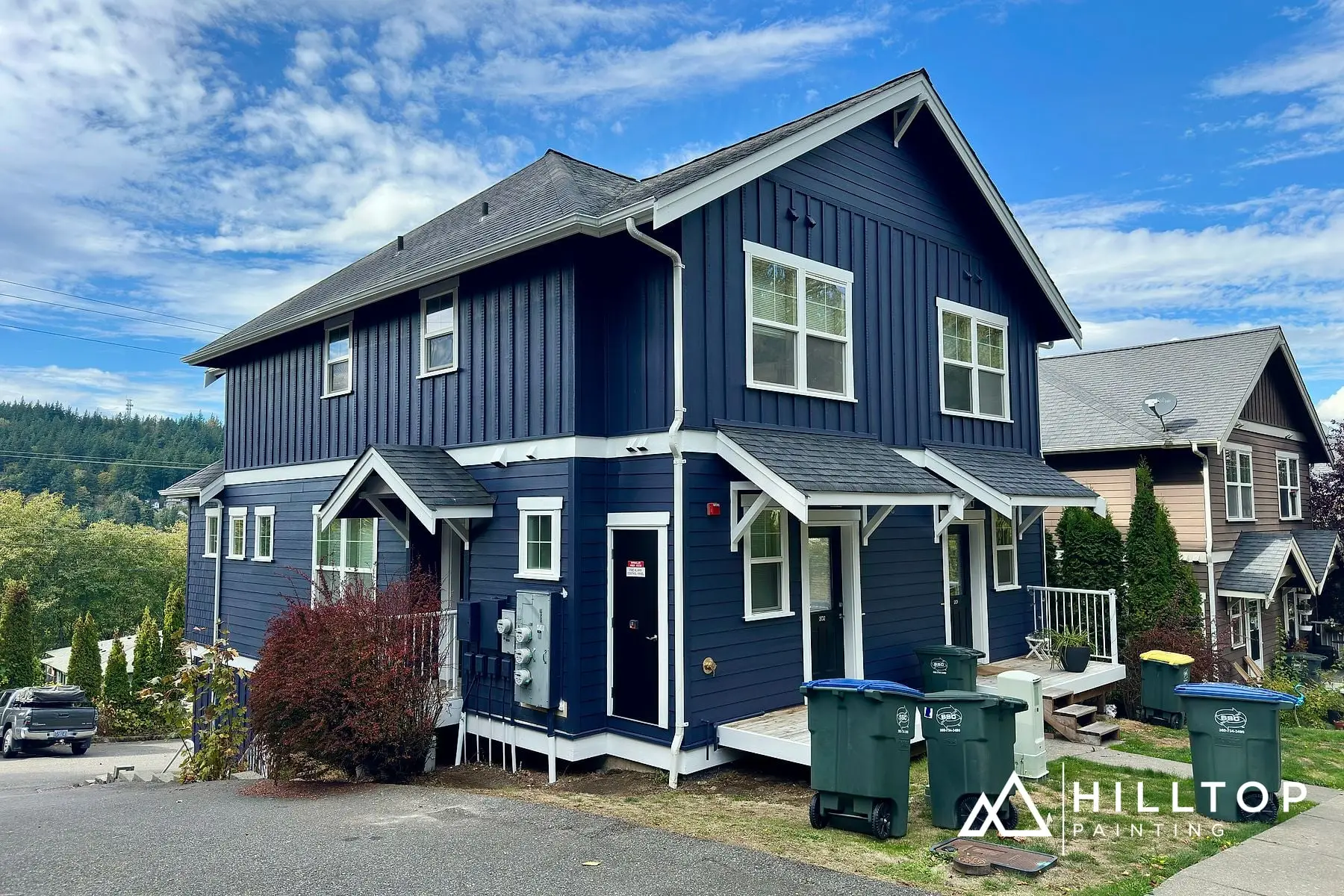From Olive to Navy — a Hillside Bellingham Rental Duplex Turned Around — photo 2