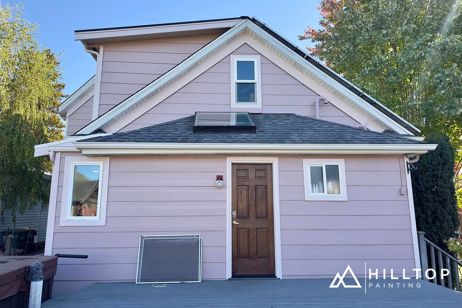 After: A Bellingham Victorian in Glamour SW 6031 with Burgundy Accents