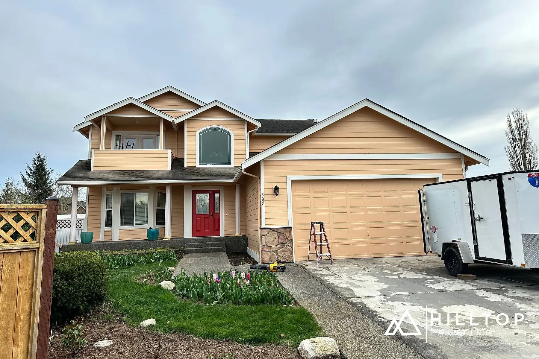 Warm & Sociable SW 6359 — a Ferndale Two-Story with a Red Tomato Door — photo 4