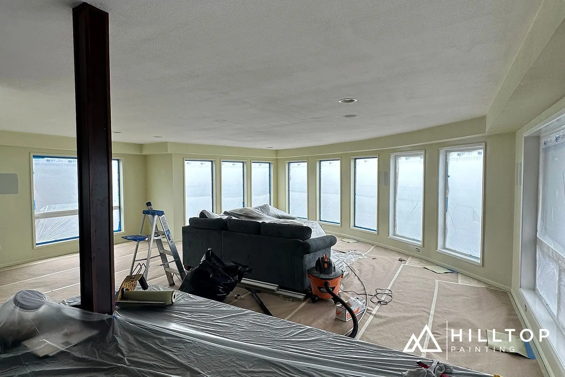 A Sandy Point Waterfront Great Room — Walls, Ceilings & Trim for a Repeat Client — photo 3