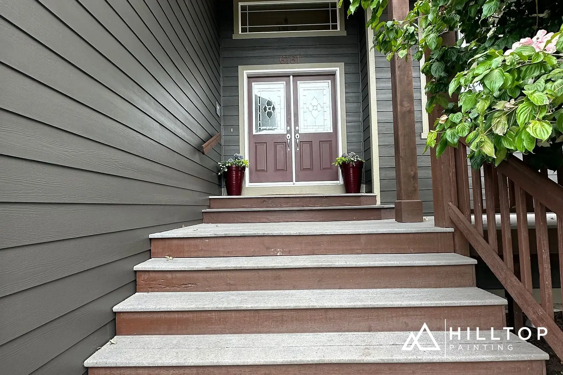 A Tall Ferndale Craftsman in Emerald — Deep Brown with Sage Trim — photo 2