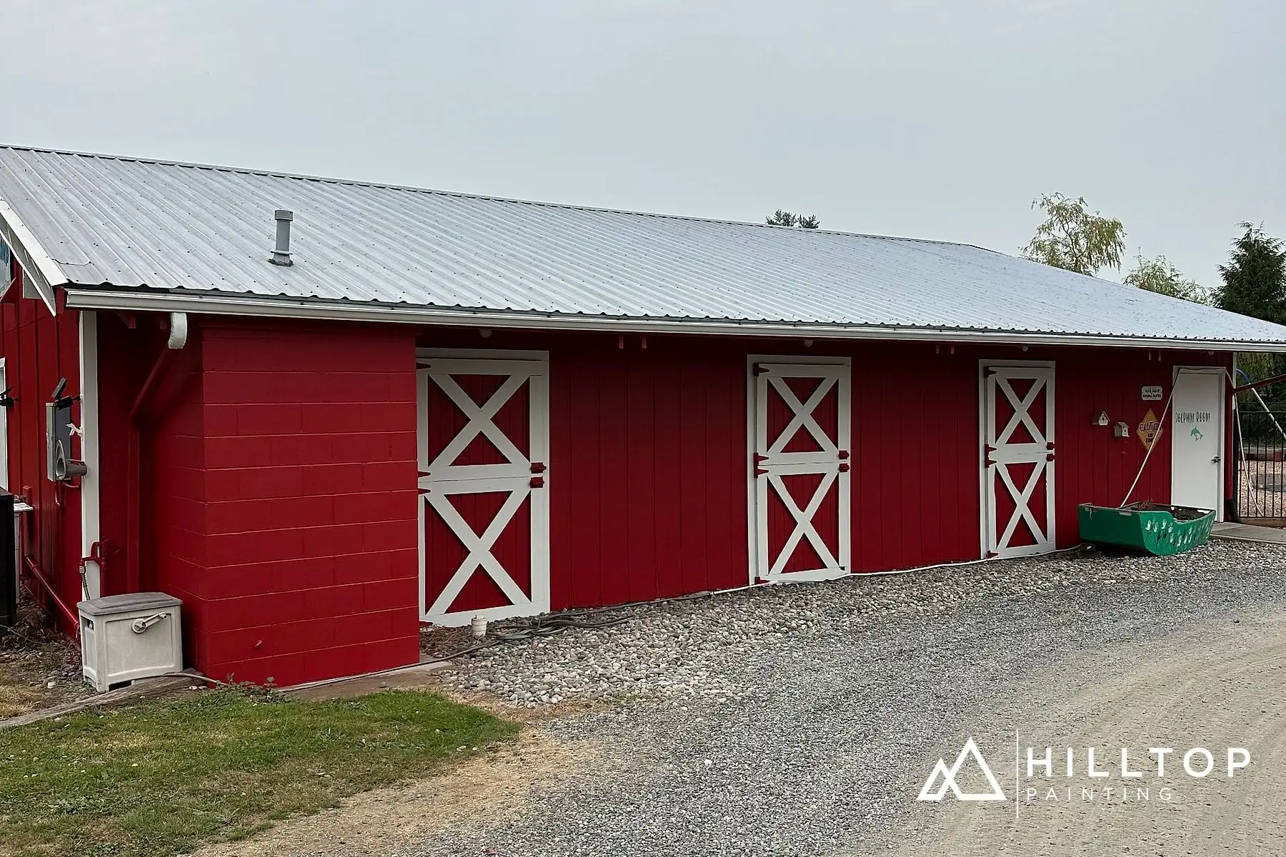 The Kids Kamp Barn — Classic Red & White Kept Bright in Blaine