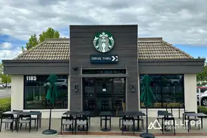 Two Buildings at Sunset Square — the Starbucks & the Corner Retail Block — Bellingham, WA 98226
