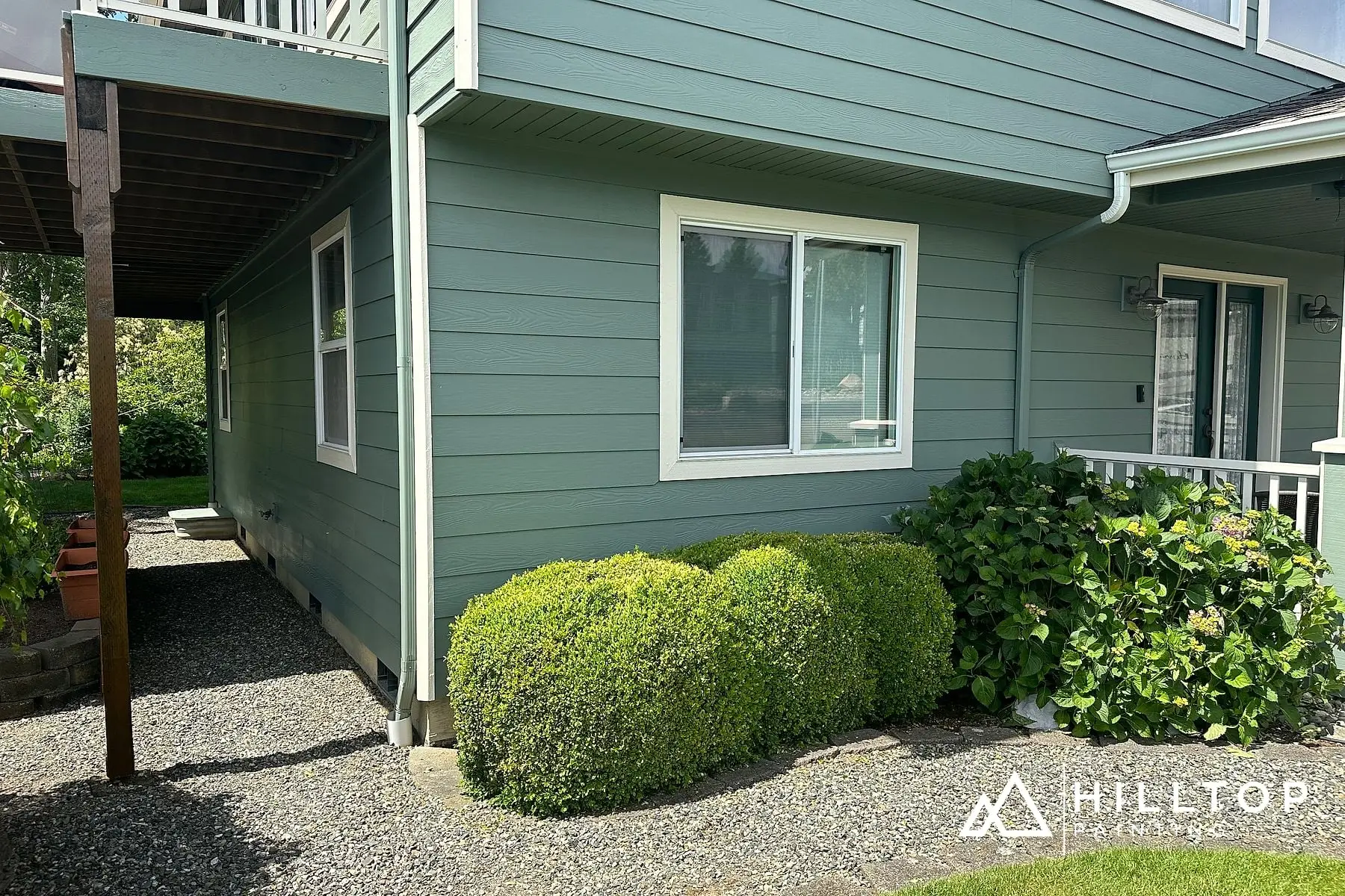 Same Colors, New Life — a Blaine Home's Blue-Gray & Teal Recoat — photo 3