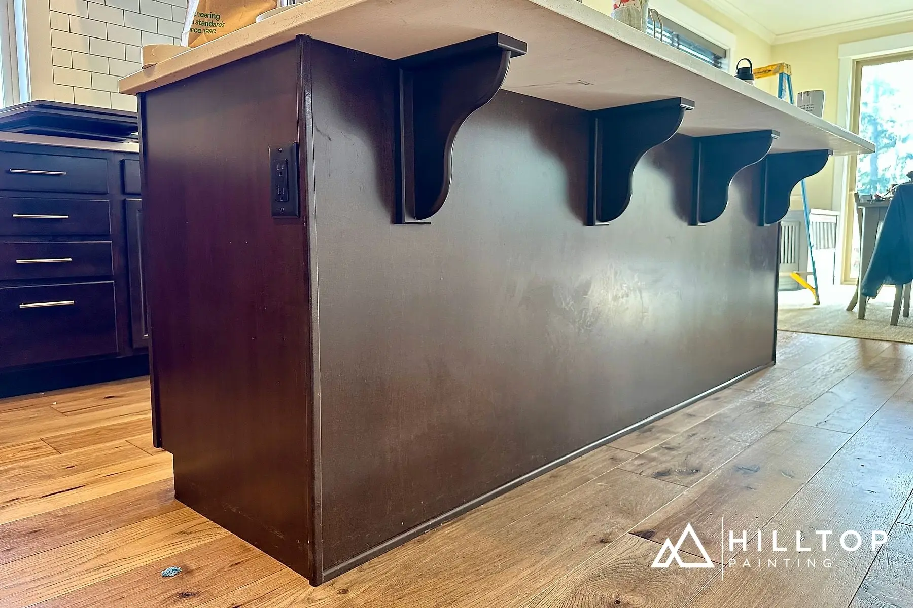 37 Doors to Foxhall Green SW 9184 — a Bellingham Kitchen Cabinet Repaint — photo 4