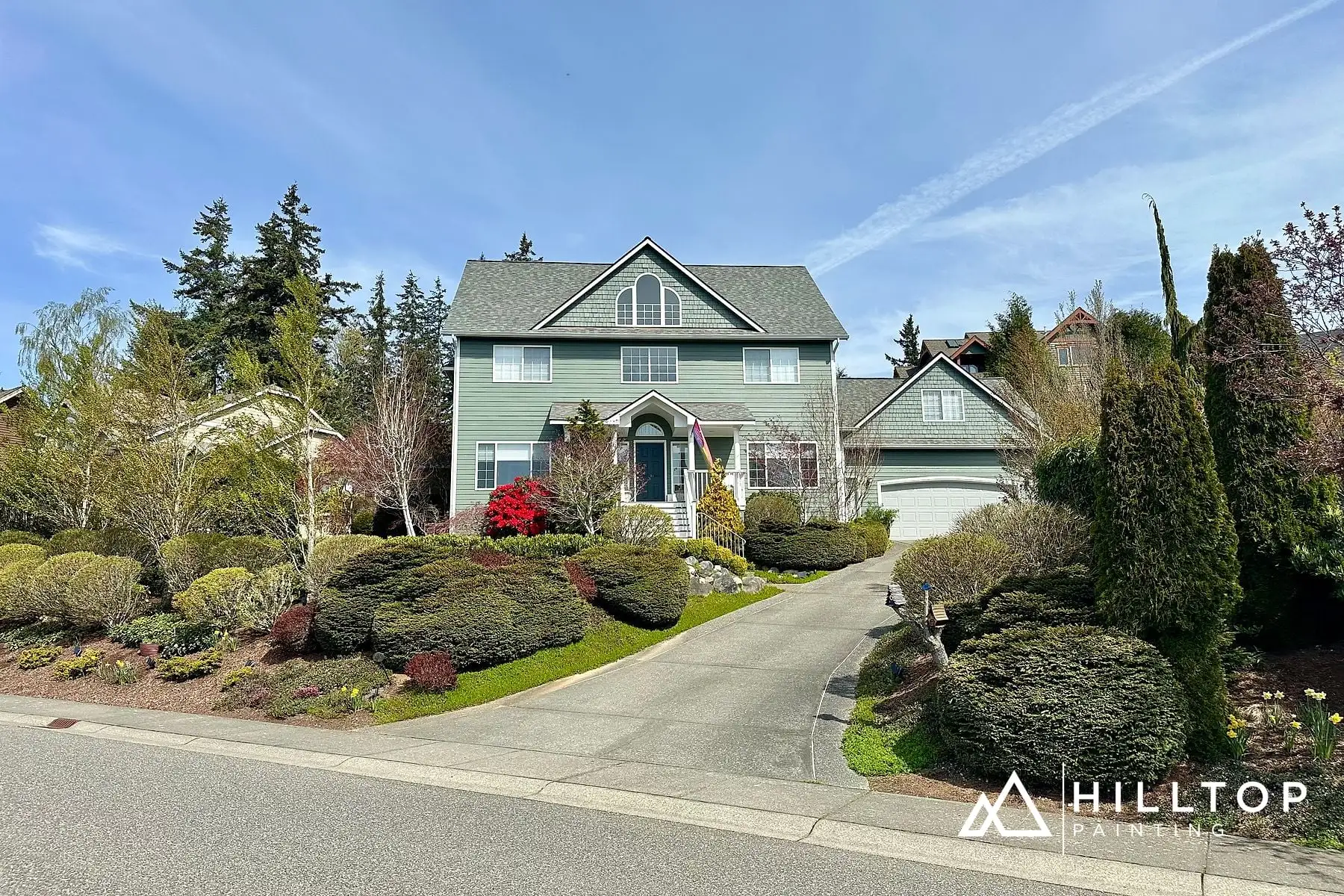 Retreat SW 6207 on a Barkley-Area Two-Story — Four Colors, One Calm Result