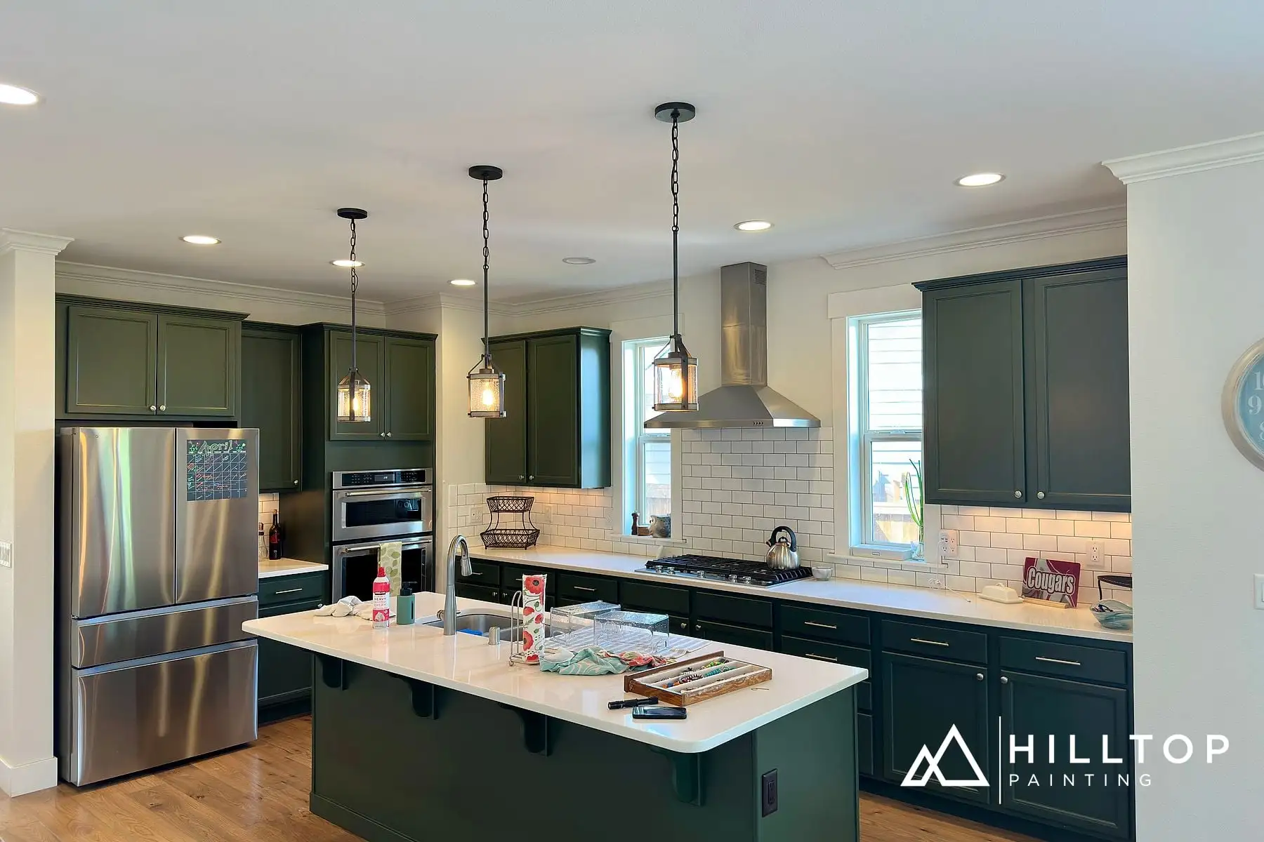 37 Doors to Foxhall Green SW 9184 — a Bellingham Kitchen Cabinet Repaint