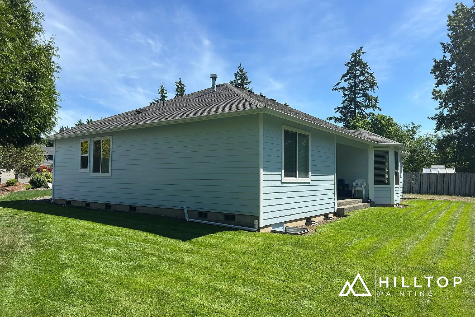 Moonmist SW 9144 with a Dynamic Blue Door — a Bellingham Rambler Lightens Up — photo 5