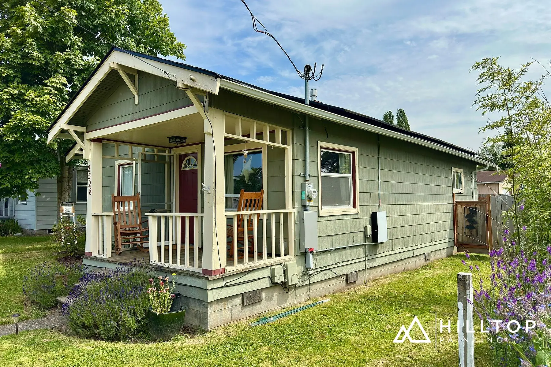 From Faded Teal to Sheraton Sage SW 0014 — a Bellingham Craftsman Bungalow — photo 4