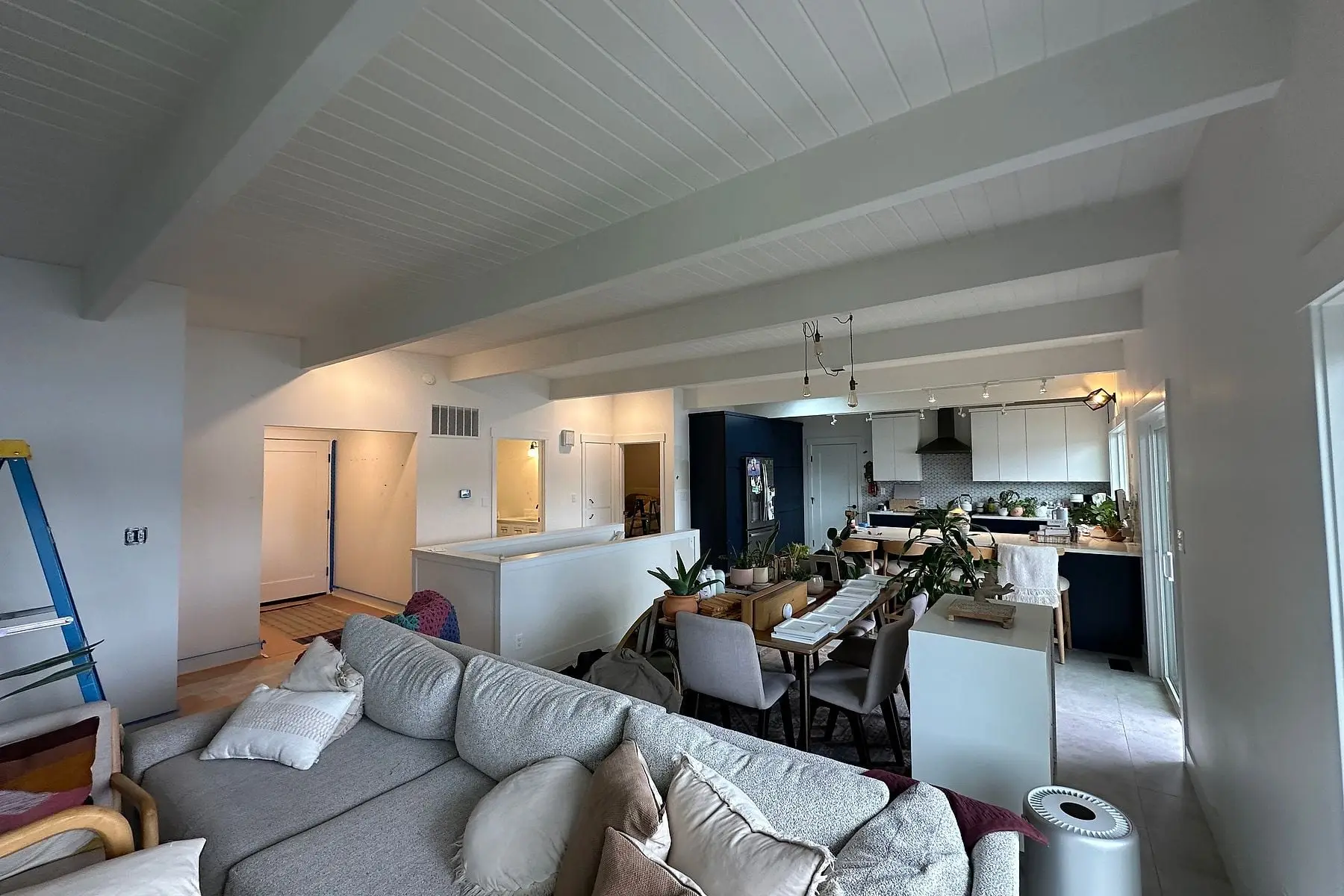 Interior painting in a Bellingham home
