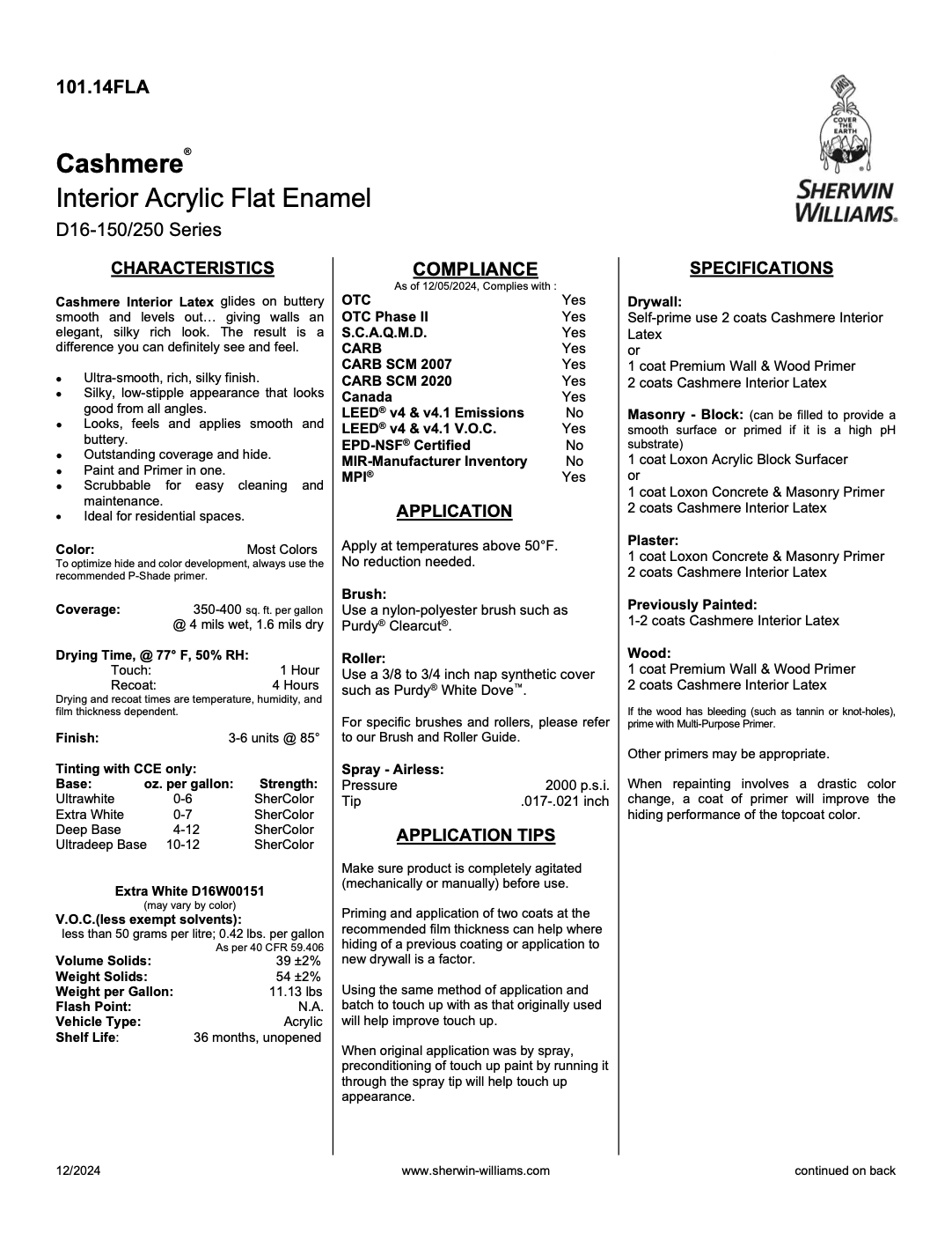 Cashmere brochure
