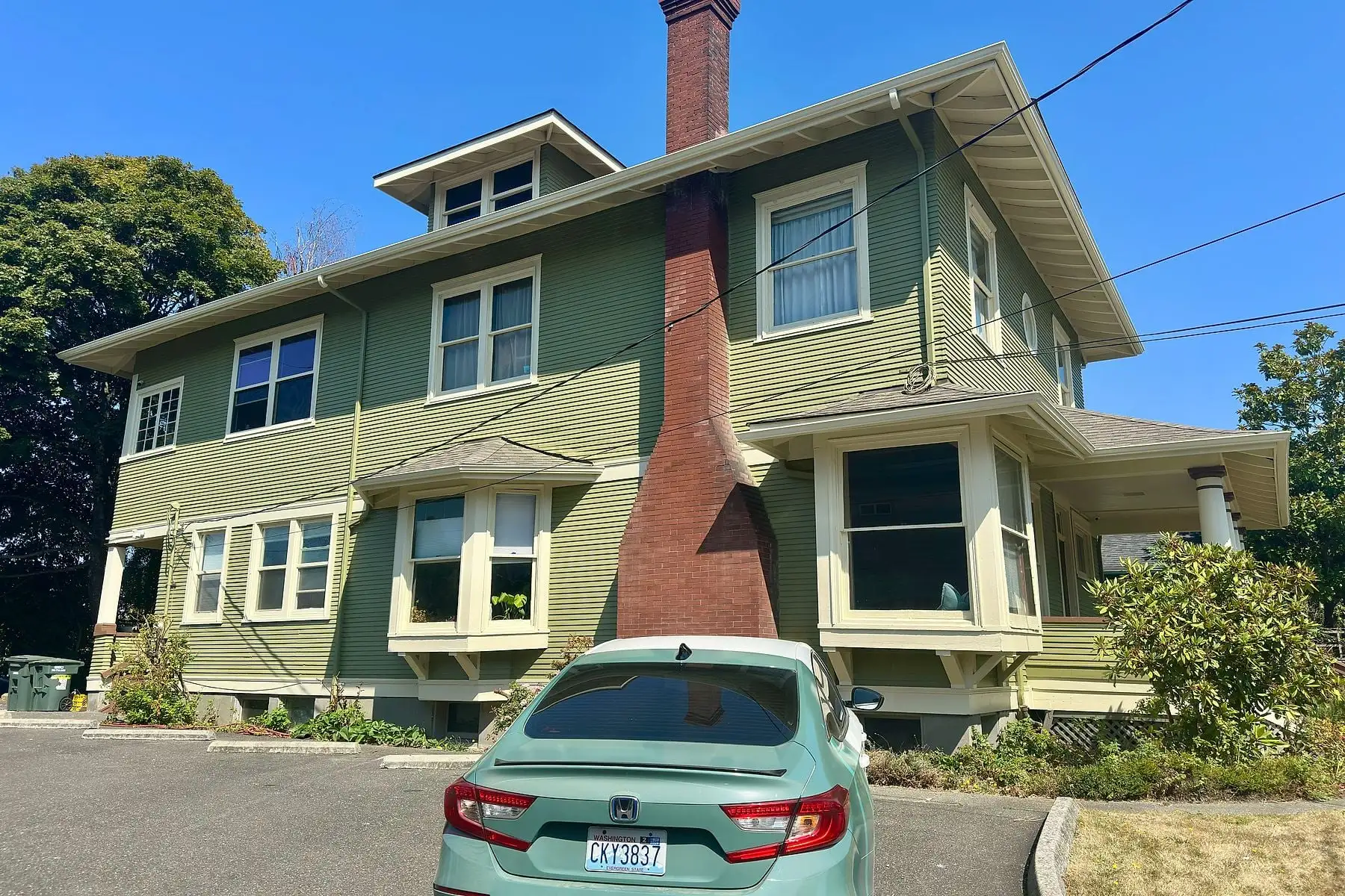 A finished Hilltop Painting historic exterior painting project